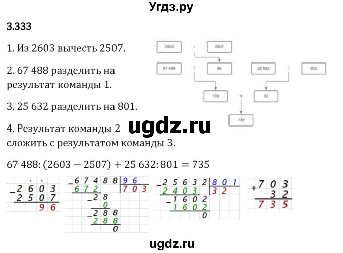 ГДЗ (Решебник 2023) по математике 5 класс Виленкин Н.Я. / §3 / упражнение / 3.333