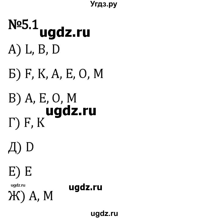 ГДЗ (Решебник 2023) по математике 5 класс Виленкин Н.Я. / §5 / упражнение / 5.1