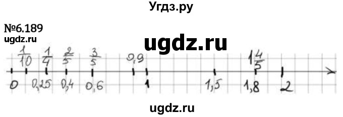 ГДЗ (Решебник 2023) по математике 5 класс Виленкин Н.Я. / §6 / упражнение / 6.189