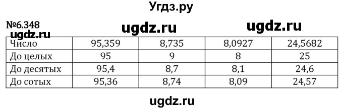 ГДЗ (Решебник 2023) по математике 5 класс Виленкин Н.Я. / §6 / упражнение / 6.348