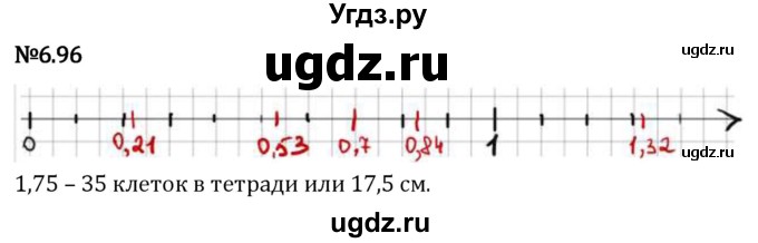 ГДЗ (Решебник 2023) по математике 5 класс Виленкин Н.Я. / §6 / упражнение / 6.96