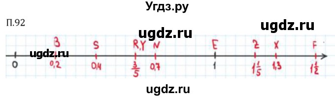 ГДЗ (Решебник 2023) по математике 5 класс Виленкин Н.Я. / вопросы и задачи на повторение / задача / П.92