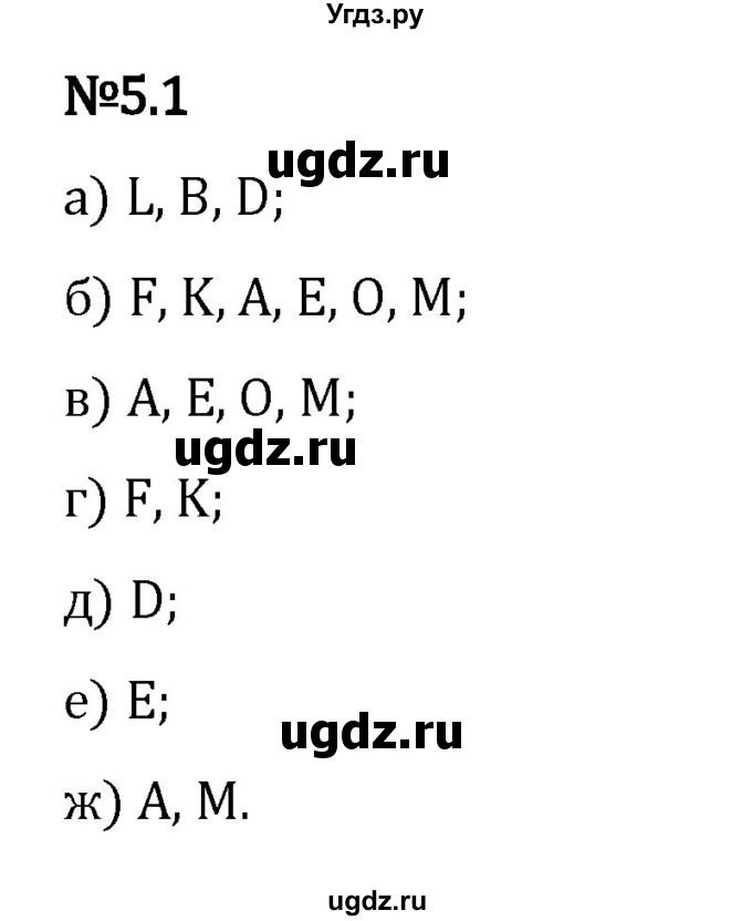 ГДЗ (Решебник 2023) по математике 5 класс Виленкин Н.Я. / §5 / упражнение / 5.1