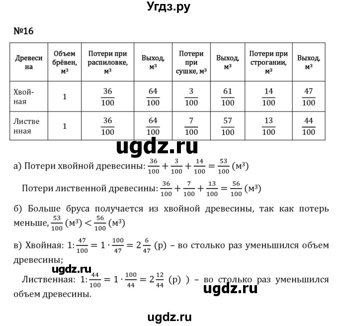 ГДЗ (Решебник 2023) по математике 5 класс Виленкин Н.Я. / §5 / применяем математику / 16