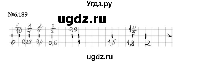 ГДЗ (Решебник 2023) по математике 5 класс Виленкин Н.Я. / §6 / упражнение / 6.189