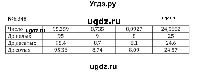 ГДЗ (Решебник 2023) по математике 5 класс Виленкин Н.Я. / §6 / упражнение / 6.348