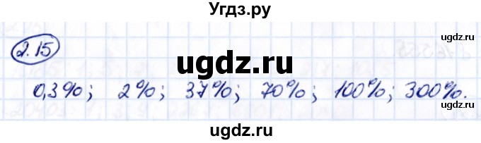 ГДЗ (Решебник к учебнику 2021) по математике 6 класс Виленкин Н.Я. / §2 / упражнение / 2.15