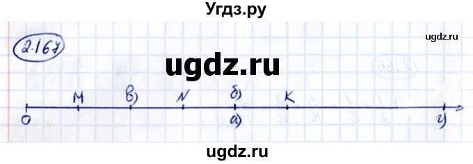 ГДЗ (Решебник к учебнику 2021) по математике 6 класс Виленкин Н.Я. / §2 / упражнение / 2.167