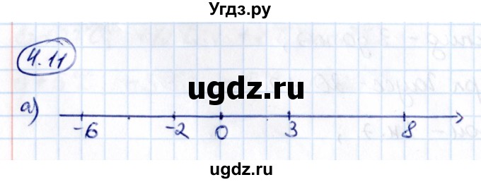 ГДЗ (Решебник к учебнику 2021) по математике 6 класс Виленкин Н.Я. / §4 / упражнение / 4.11