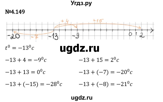 ГДЗ (Решебник к учебнику 2023) по математике 6 класс Виленкин Н.Я. / §4 / упражнение / 4.149