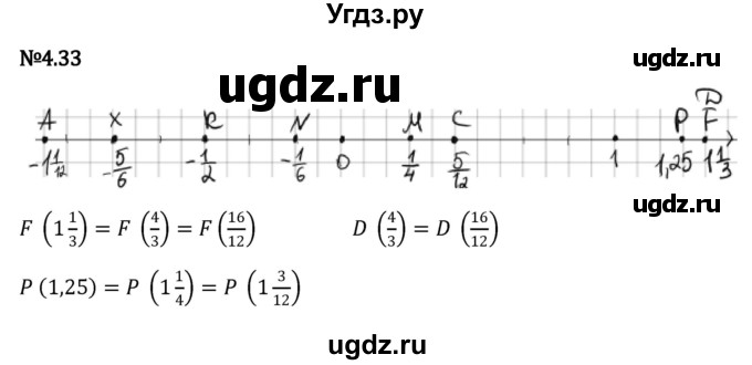 ГДЗ (Решебник к учебнику 2023) по математике 6 класс Виленкин Н.Я. / §4 / упражнение / 4.33