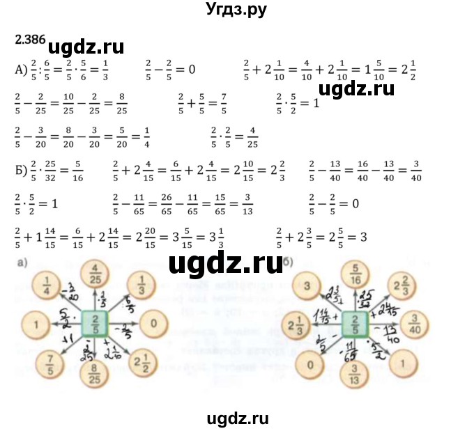 ГДЗ (Решебник 2023) по математике 6 класс Виленкин Н.Я. / §2 / упражнение / 2.386