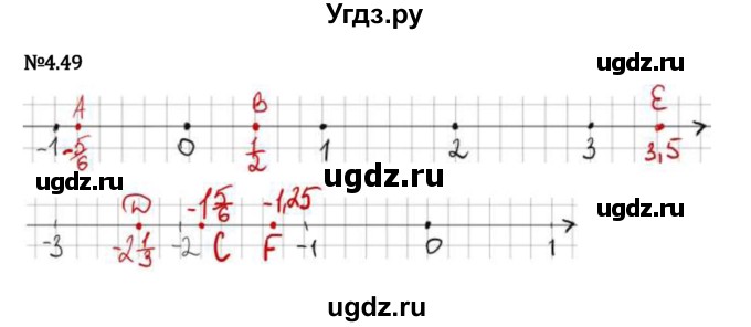 ГДЗ (Решебник 2023) по математике 6 класс Виленкин Н.Я. / §4 / упражнение / 4.49