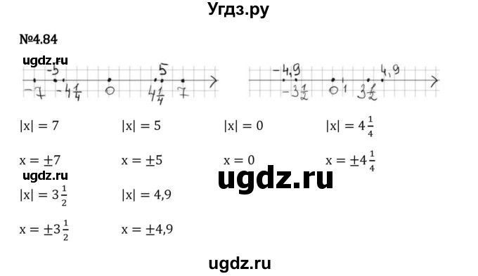 ГДЗ (Решебник 2023) по математике 6 класс Виленкин Н.Я. / §4 / упражнение / 4.84