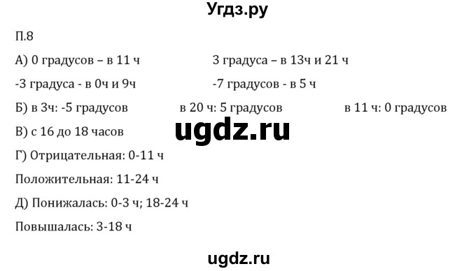 ГДЗ (Решебник 2023) по математике 6 класс Виленкин Н.Я. / вопросы и задачи на повторение / задача / П.8