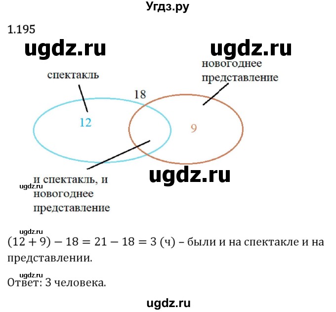 ГДЗ (Решебник 2023) по математике 6 класс Виленкин Н.Я. / §1 / упражнение / 1.195