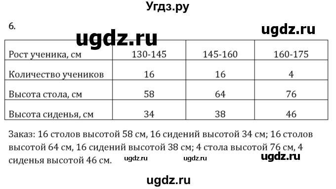 ГДЗ (Решебник 2023) по математике 6 класс Виленкин Н.Я. / §1 / применяем математику / 6