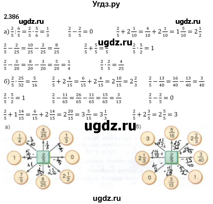 ГДЗ (Решебник 2023) по математике 6 класс Виленкин Н.Я. / §2 / упражнение / 2.386