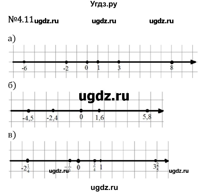 ГДЗ (Решебник 2023) по математике 6 класс Виленкин Н.Я. / §4 / упражнение / 4.11