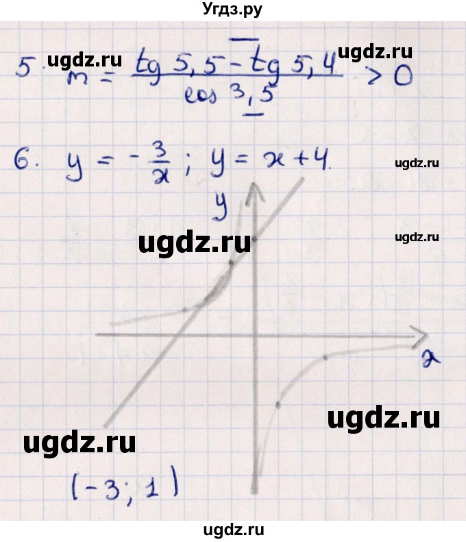 ГДЗ (Решебник) по алгебре 9 класс (дидактические материалы) Б.Г. Зив / проверочные работы / работа 4 (вариант) / 2(продолжение 4)