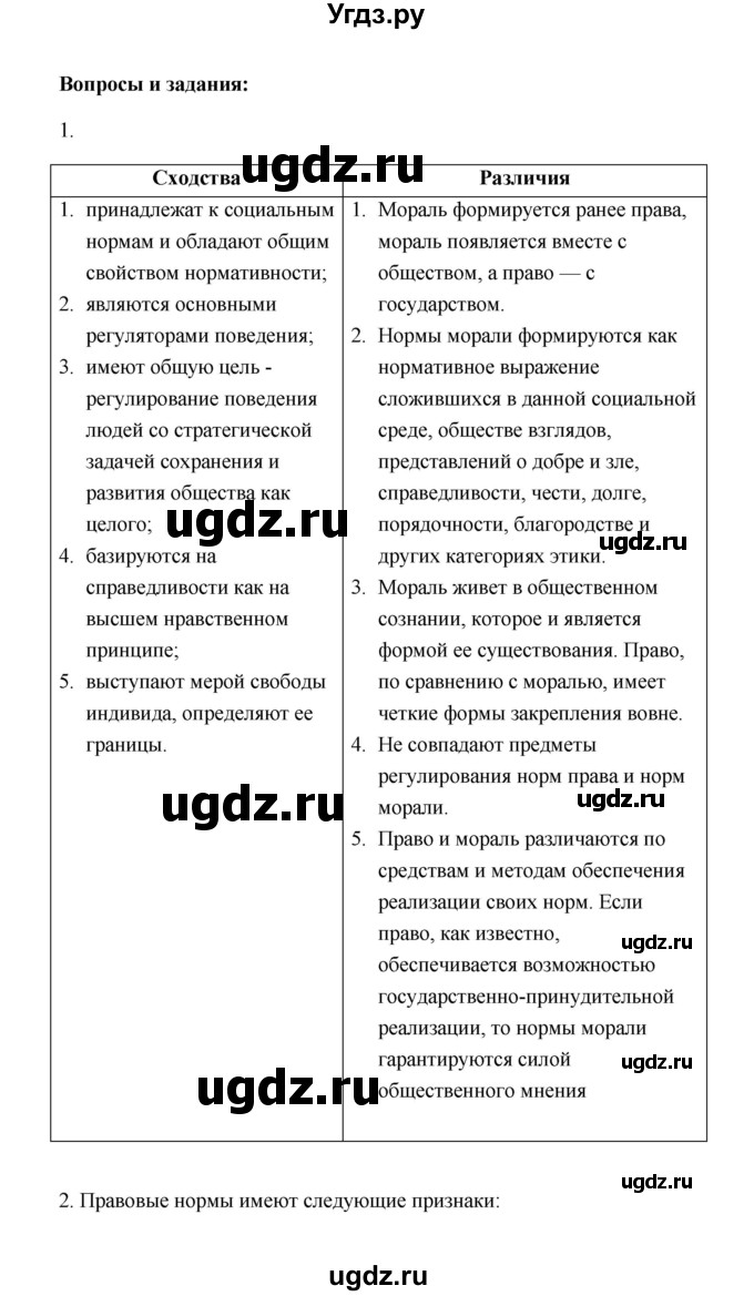 ГДЗ (Решебник) по обществознанию 7 класс О.А. Котова / параграф 4 (страница) / 34(продолжение 2)