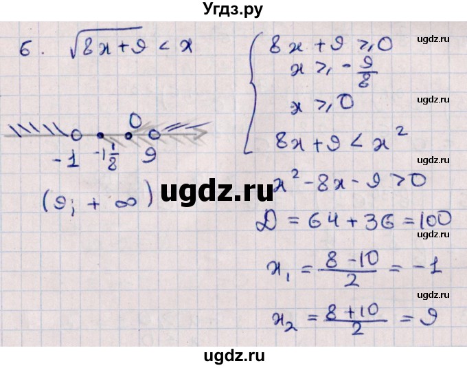 ГДЗ (Решебник) по алгебре 10 класс (Контрольные работы (из Методического пособия)) Буцко Е.В. / КР-3 / Вариант 1(продолжение 4)