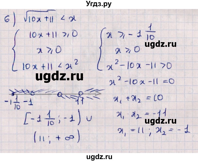 ГДЗ (Решебник) по алгебре 10 класс (Контрольные работы (из Методического пособия)) Буцко Е.В. / КР-3 / Вариант 3(продолжение 4)