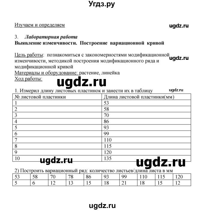 ГДЗ (Решебник) по биологии 9 класс (рабочая тетрадь) Е.К. Касперская / параграф / 23(продолжение 2)