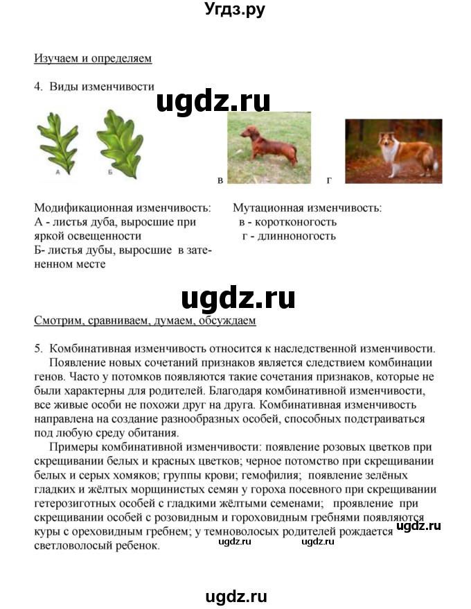 ГДЗ (Решебник) по биологии 9 класс (рабочая тетрадь) Е.К. Касперская / параграф / 24(продолжение 2)