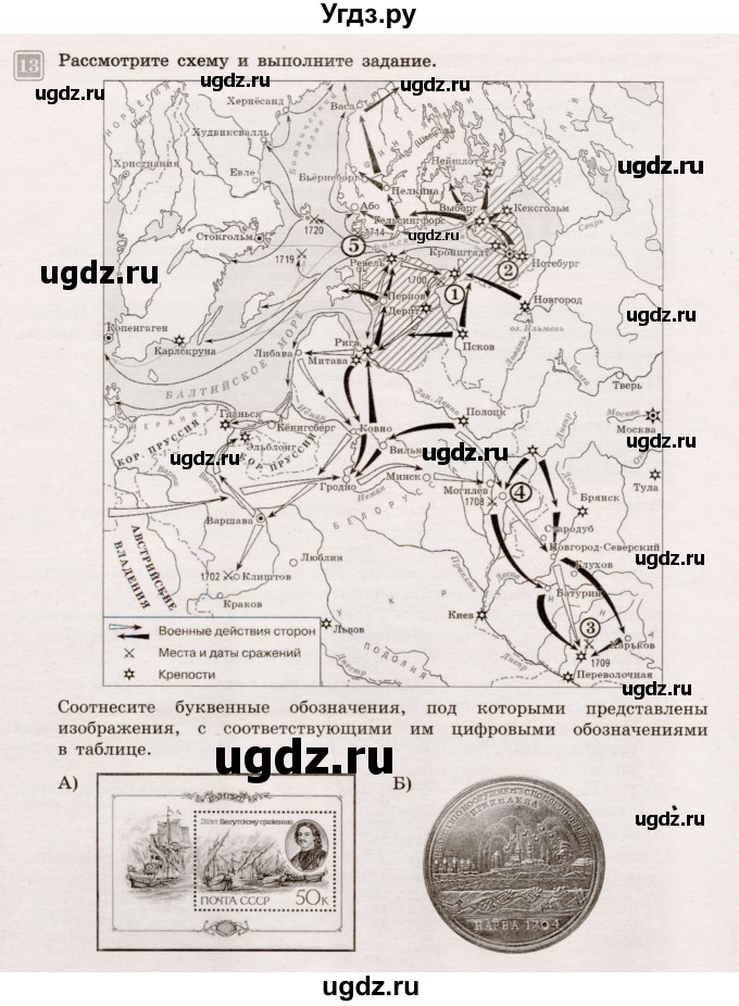 ГДЗ (Учебник) по истории 9 класс (тематический контроль) Артасов И.А. / стартовая контрольная работа / Вариант 2(продолжение 6)