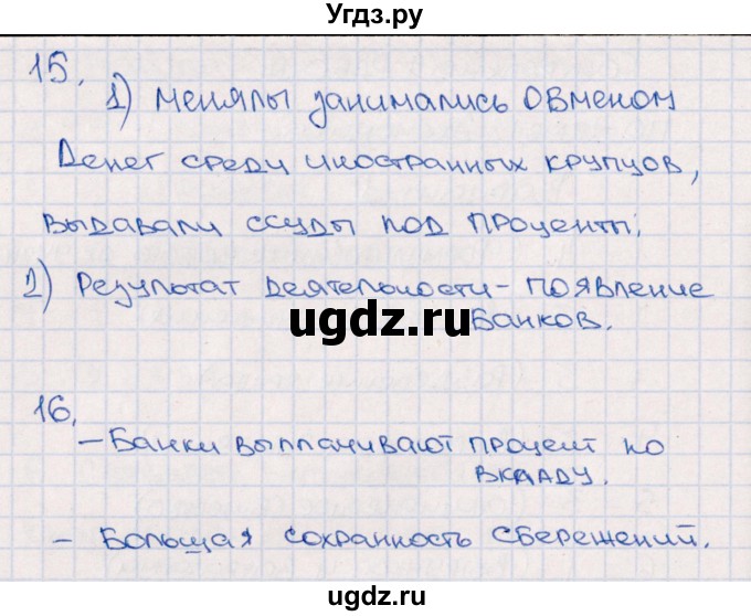 ГДЗ (Решебник) по обществознанию 7 класс (тематический контроль) Лобанов И.А. / тема 