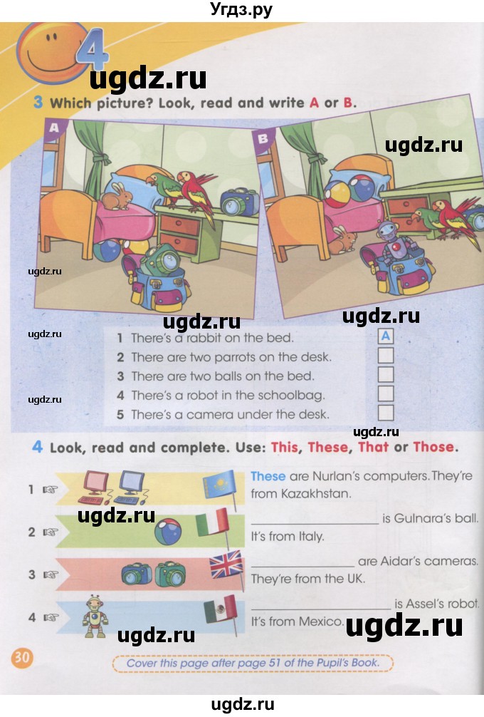 ГДЗ (Учебник) по английскому языку 2 класс (рабочая тетрадь) Дули Д. / страница / 30
