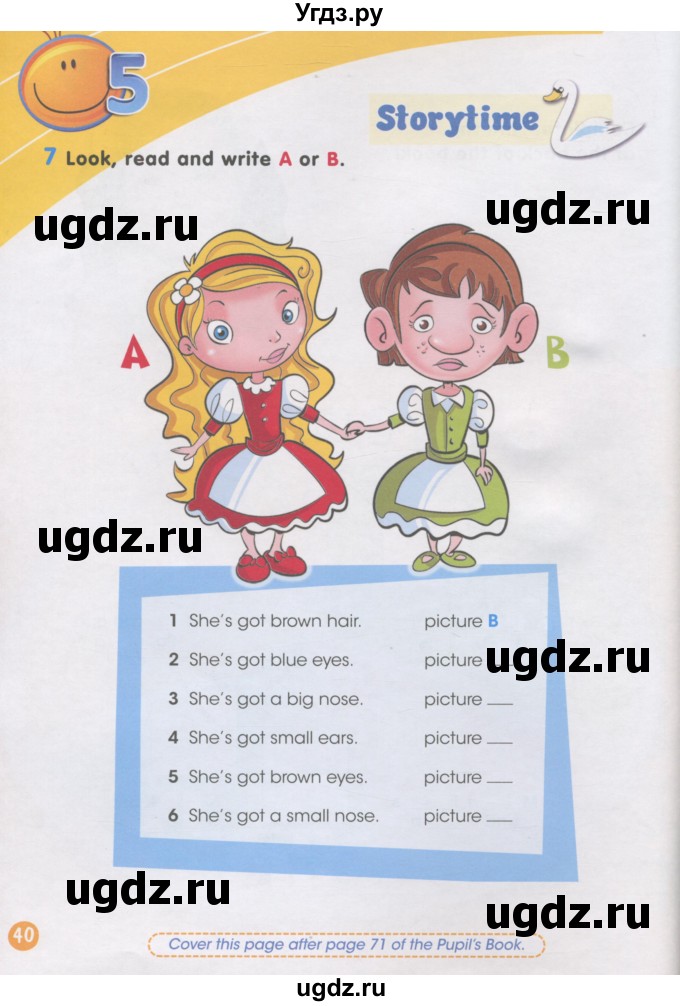 ГДЗ (Учебник) по английскому языку 2 класс (рабочая тетрадь) Дули Д. / страница / 40