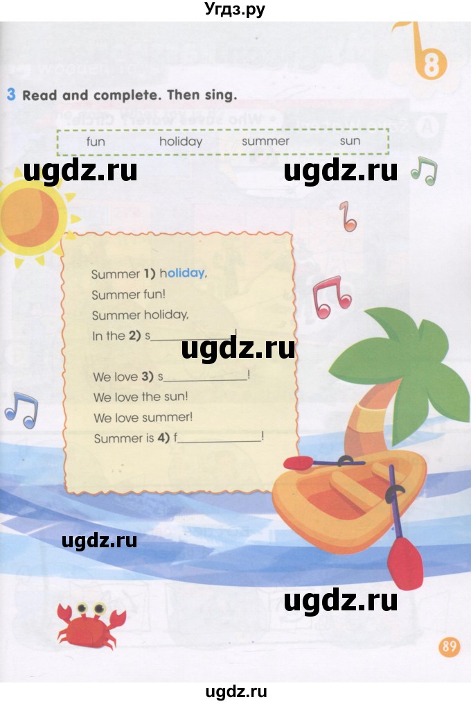ГДЗ (Учебник) по английскому языку 2 класс (рабочая тетрадь) Дули Д. / страница / 89