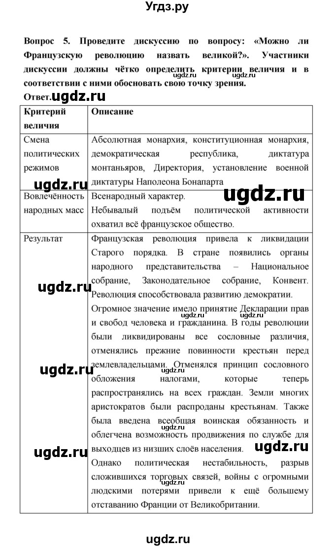 ГДЗ (Решебник) по истории 8 класс А.Ю. Морозов / страница / 193(продолжение 2)