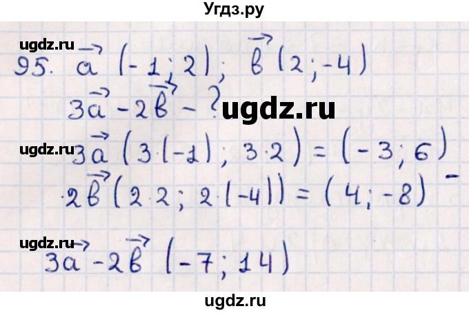 ГДЗ (Решебник) по геометрии 10 класс Смирнов В.А. / повторение курса 7-9 классов / 95