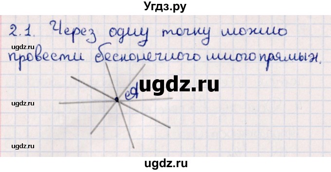 ГДЗ (Решебник) по геометрии 10 класс Смирнов В.А. / §2 / 2.1