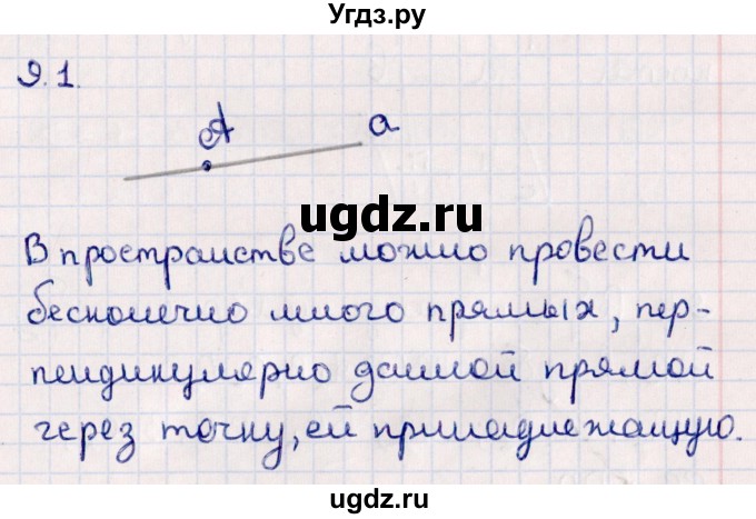 ГДЗ (Решебник) по геометрии 10 класс Смирнов В.А. / §9 / 9.1