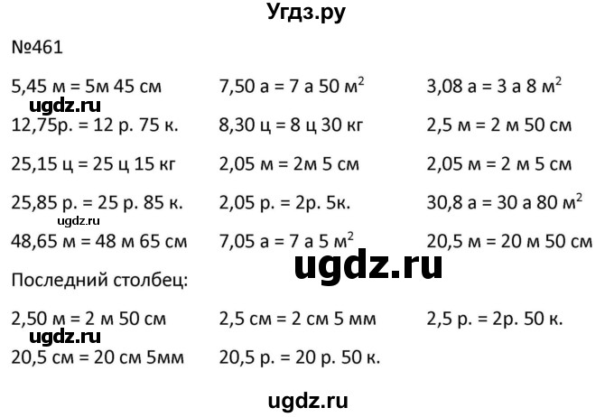 ГДЗ (Решбник) по математике 9 класс Антропов А.П. / упражнение / 461