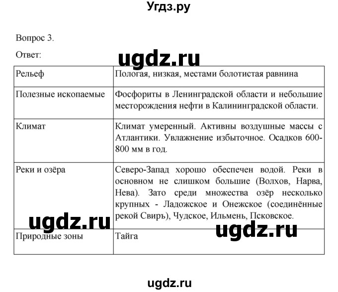 ГДЗ (Решебник) по географии 9 класс (рабочая тетрадь) Николина В.В. / страница / 57(продолжение 2)