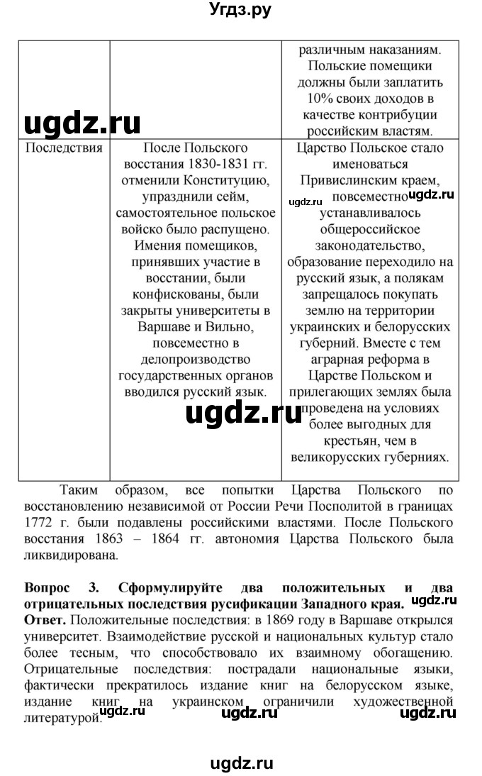 ГДЗ (Решебник) по истории 9 класс Вишняков Я.В. / страница / 252(продолжение 2)