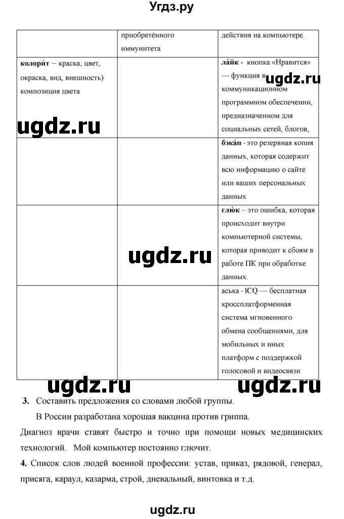 ГДЗ (Решебник) по русскому языку 4 класс Е.И. Матвеева / часть 1 (страница) / 76(продолжение 2)