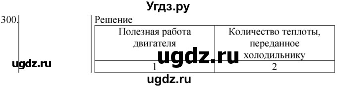 ГДЗ (Решебник) по физике 8 класс (сборник вопросов и задач) Марон А.Е. / номер / 300