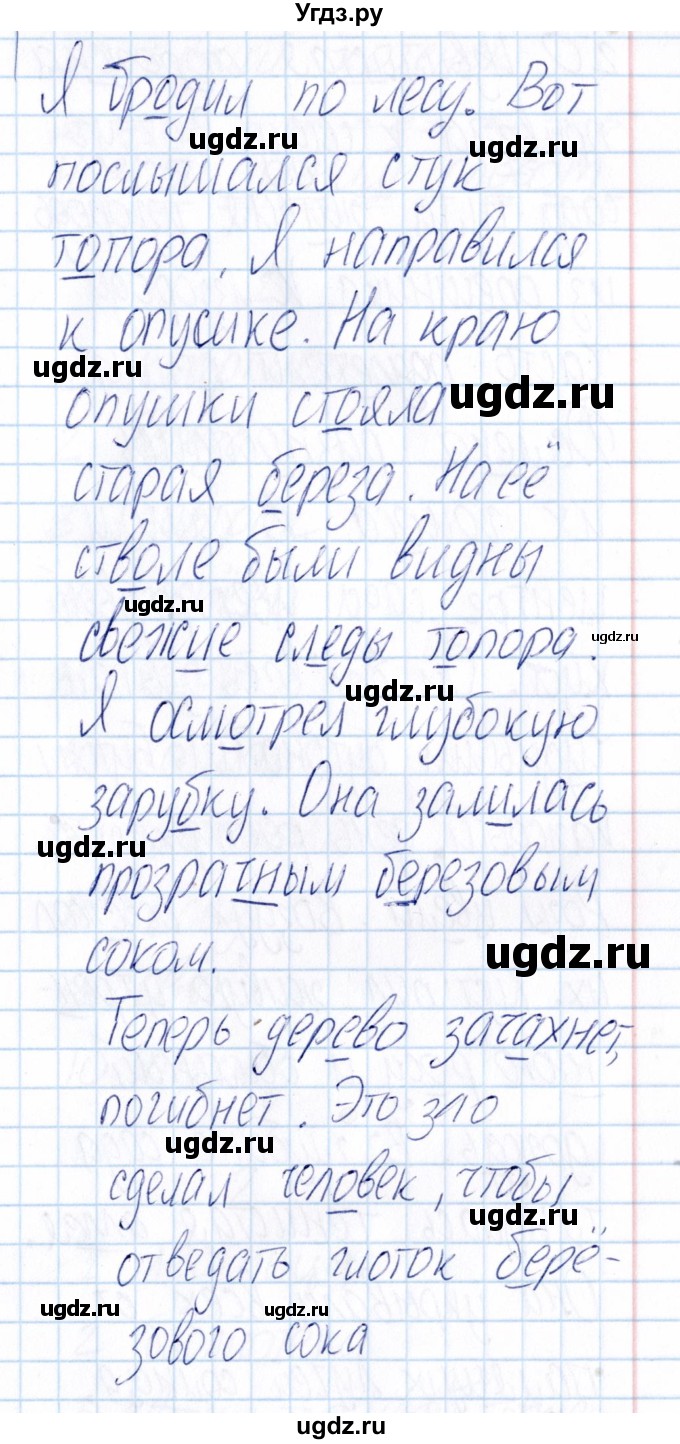 ГДЗ (Решебник) по русскому языку 3 класс (Тематический контроль) В.Т. Голубь / найди и исправь ошибки (упражнение) / 19(продолжение 2)