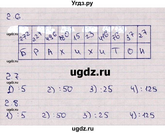 ГДЗ (Решебник) по математике 5 класс (рабочая тетрадь) Зубарева И.И. / тетрадь №1. страница / 16