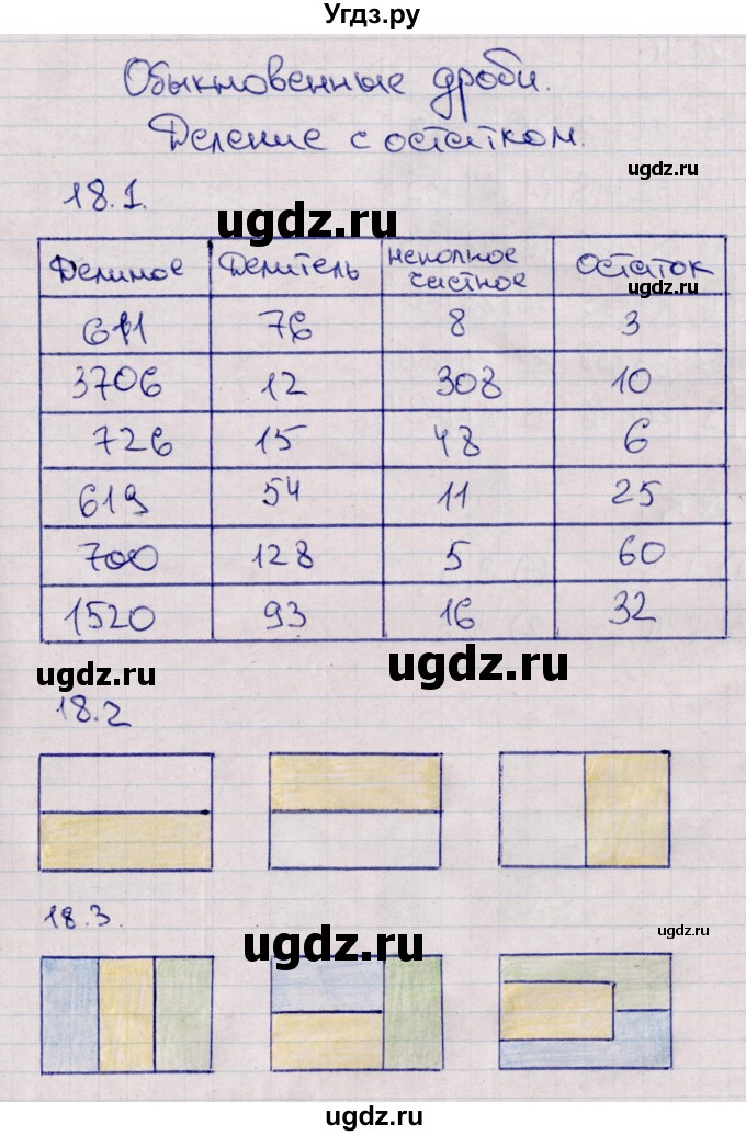 ГДЗ (Решебник) по математике 5 класс (рабочая тетрадь) Зубарева И.И. / тетрадь №1. страница / 51