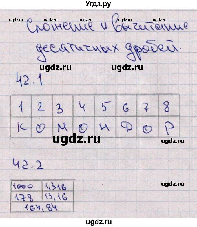 ГДЗ (Решебник) по математике 5 класс (рабочая тетрадь) Зубарева И.И. / тетрадь №2. страница / 37