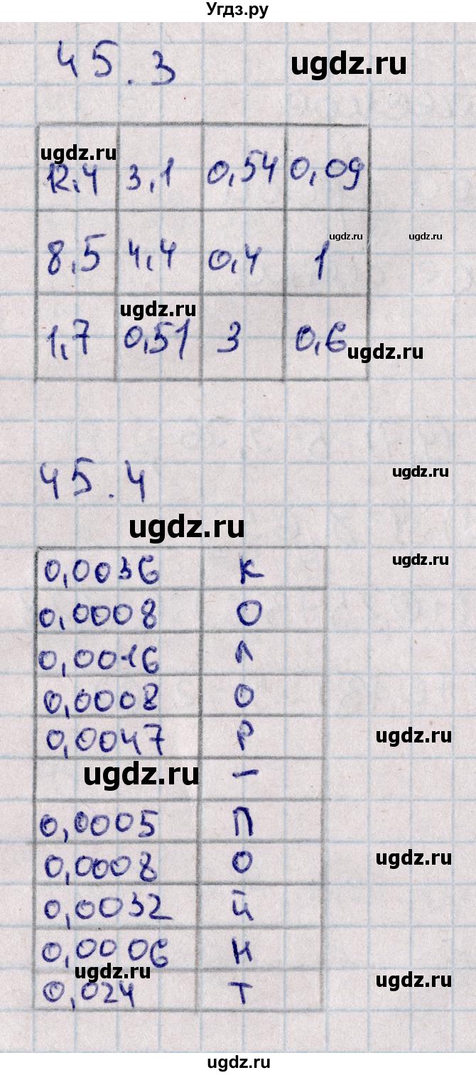 ГДЗ (Решебник) по математике 5 класс (рабочая тетрадь) Зубарева И.И. / тетрадь №2. страница / 46