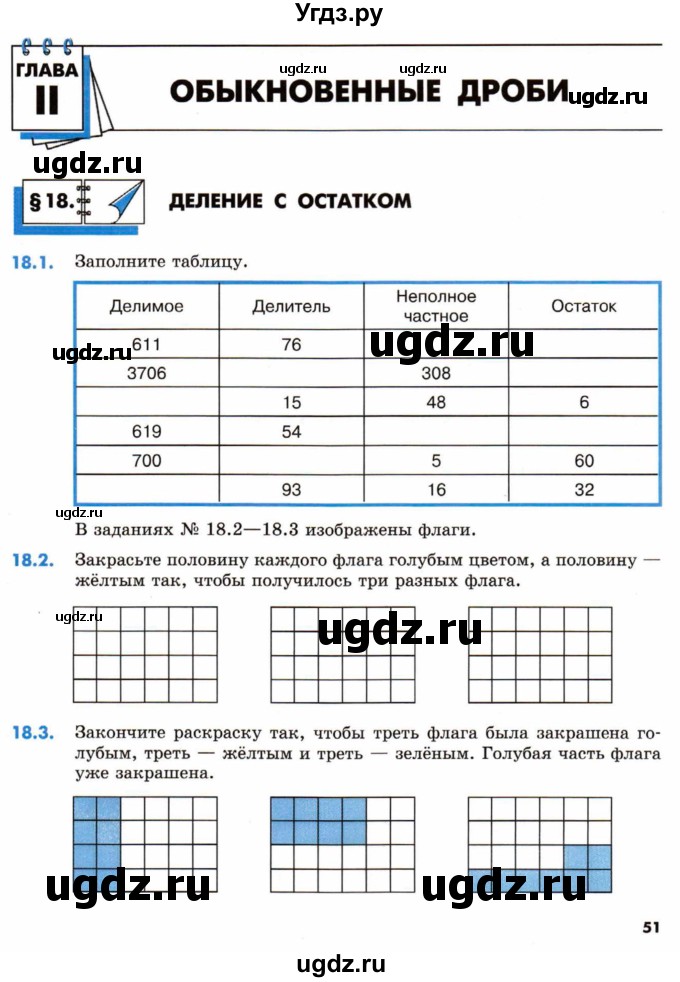 ГДЗ (Тетрадь) по математике 5 класс (рабочая тетрадь) Зубарева И.И. / тетрадь №1. страница / 51