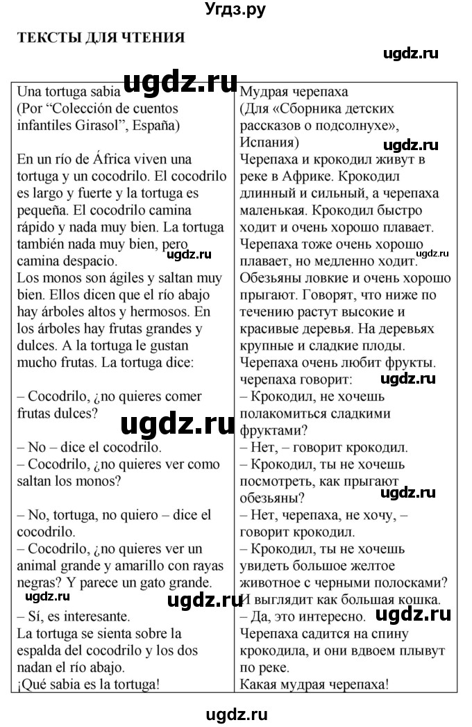 ГДЗ (Решебник) по испанскому языку 4 класс Бреславська В. / страница / 143